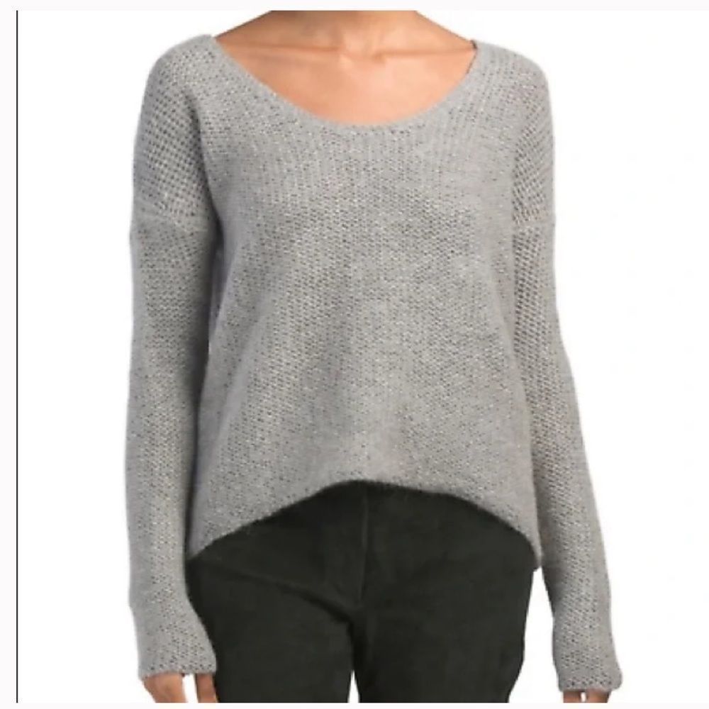 Helmut Lang Wool/Alpaca  Gray Sweater Women Size Medium
